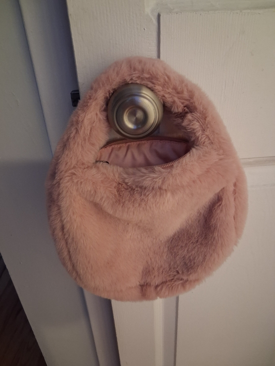wild fable Handbags - wild fable Blush Faux Fur Circle Handbag